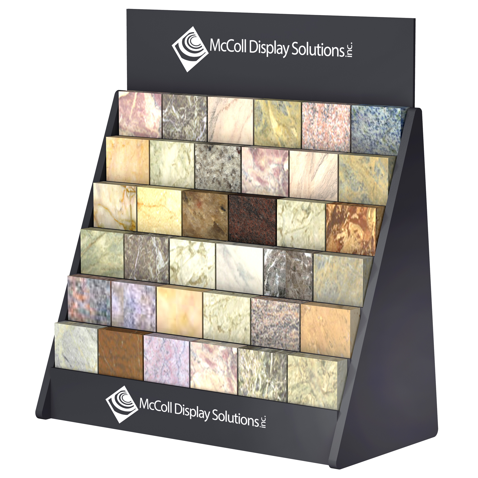 Cd65 Space Saving Tile Counter Displays For Ceramic Tiles Stone