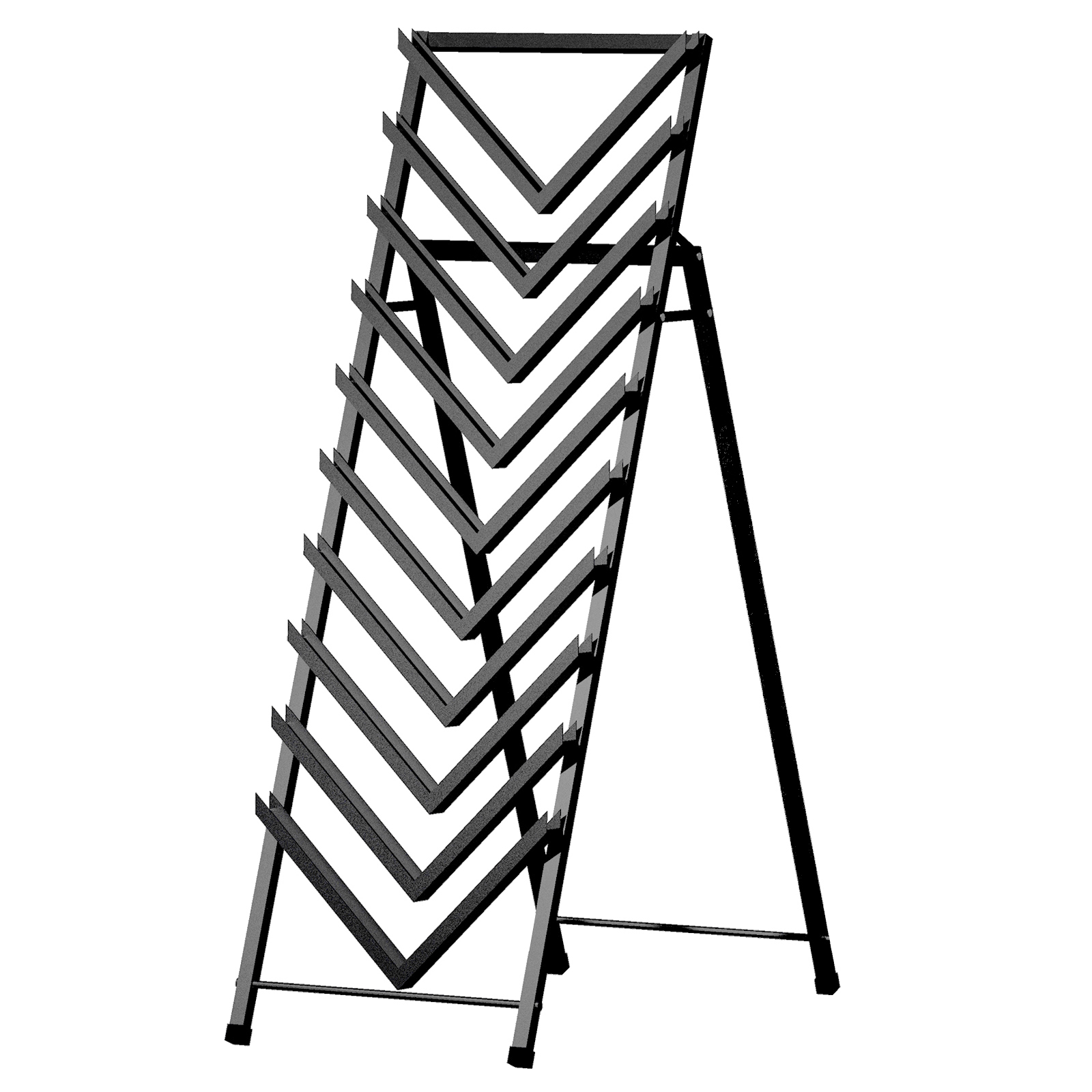 A10 Low Cost Tradeshow Easel A-Frame Ceramic Tile Stone Marble Showroom Displays McColl Display