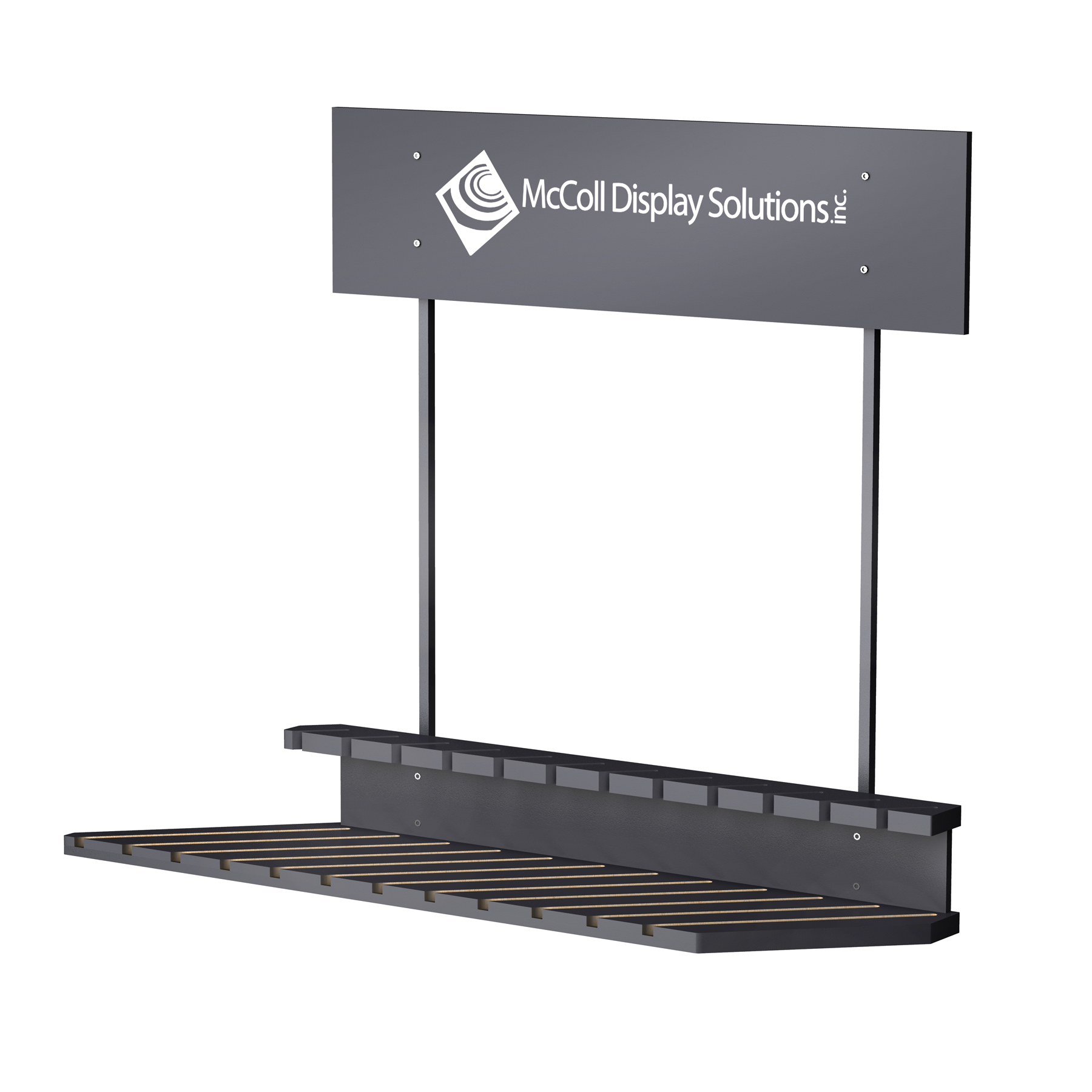 CD100 Slotted Floor Stand for Hardwood Samples Sturdy Construction