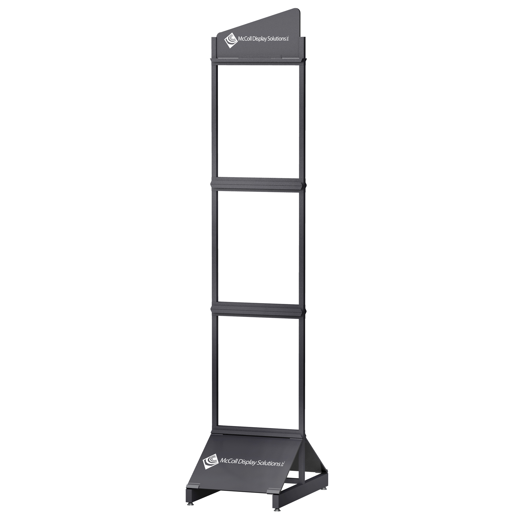 CD19 Tower Sample Board Channel System Sturdy Square Steel Tube Construction Custom Signage