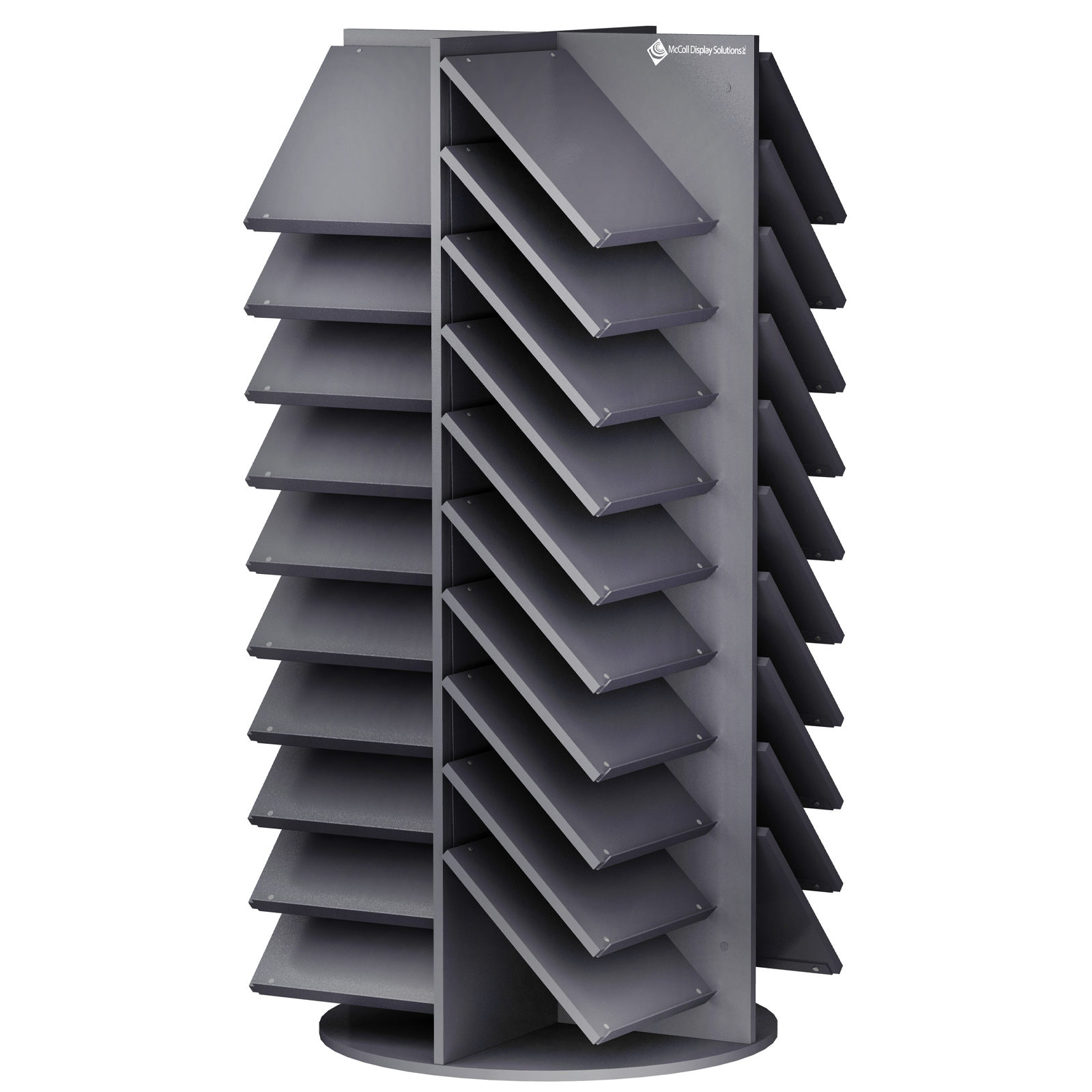 CD22 Rotating Tower Shelf Sample Display Custom Shelves for Your Size Tile Samples
