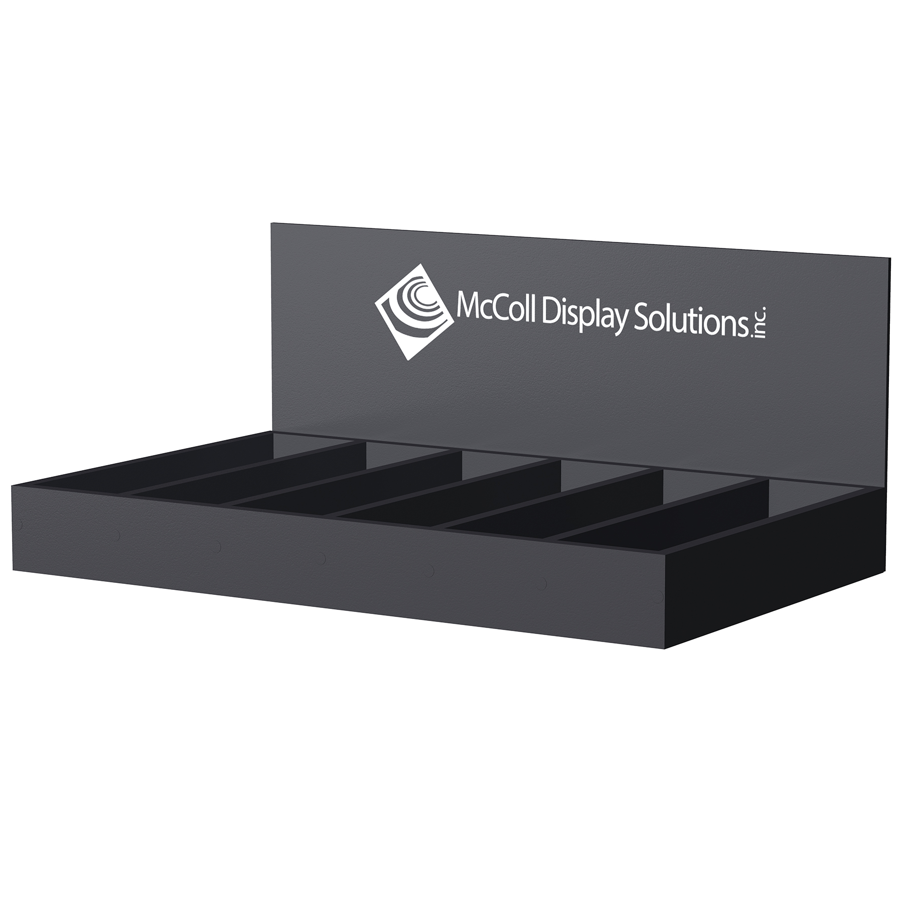 Easy to Customize CD25 Countertop Box Choose Substrate Color and Add Optional Signage Screen Print or Full Color