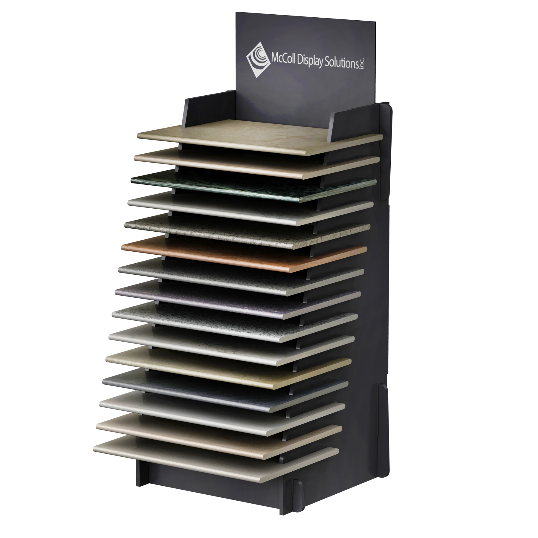 ST99 Pool Coping Tower Shelf Display System Also Holds Hardwood Plank Ceramic Tile Granite Marble Flooring Economical Price