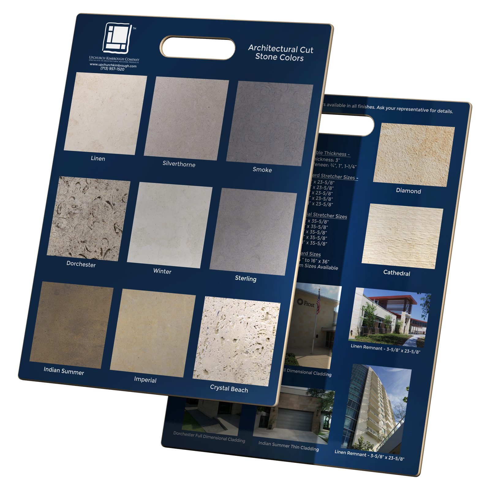 Custom Printed Both Sides Sample Display Board Routed Custom Sizes and Shapes Made in USA